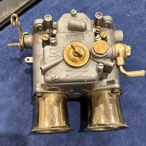 Weber Carburetor with Gold Accents